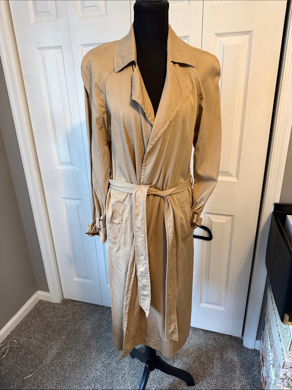 GAP Beige Belted Trench Coat